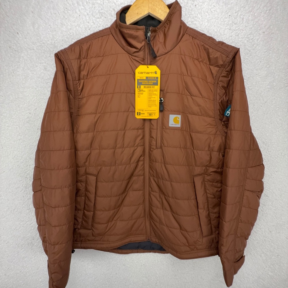 Carhartt Gilliam Rain Defender Insulated Jacket Mens Small Red NWT
